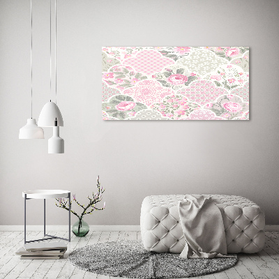 Wandbild Rosen und Schmuck