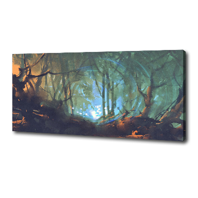 Bild auf leinwand Mystischer Wald