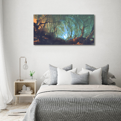 Bild auf leinwand Mystischer Wald