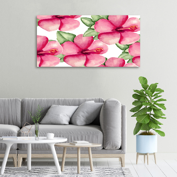 Bild auf leinwand Tropische Blumen