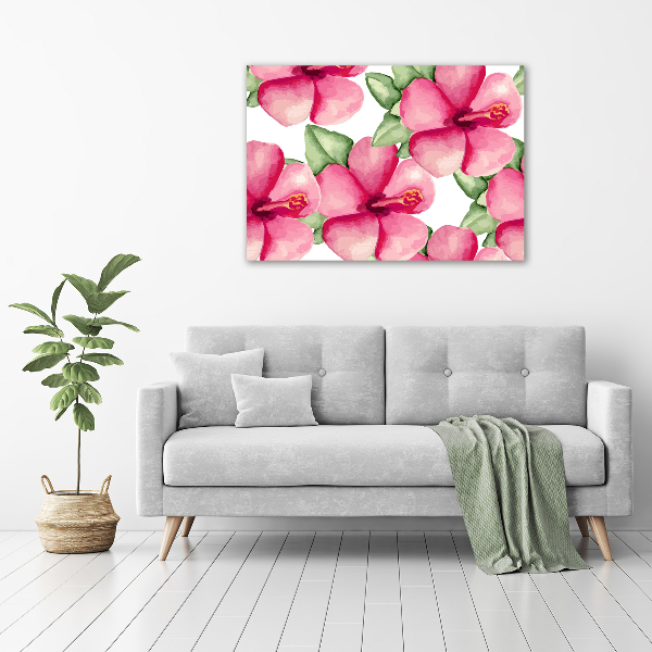 Bild auf leinwand Tropische Blumen