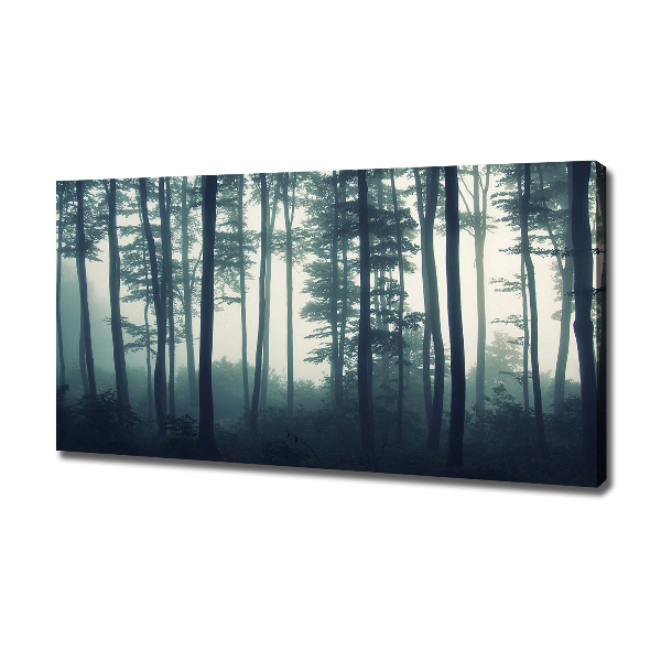 Bild auf leinwand Wald im Nebel