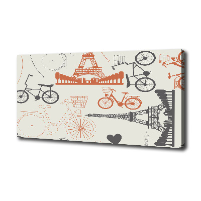 Bild auf leinwand Symbole Frankreichs