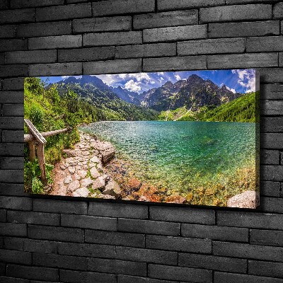 Wandbild Das Meeresauge der Tatra-Berge