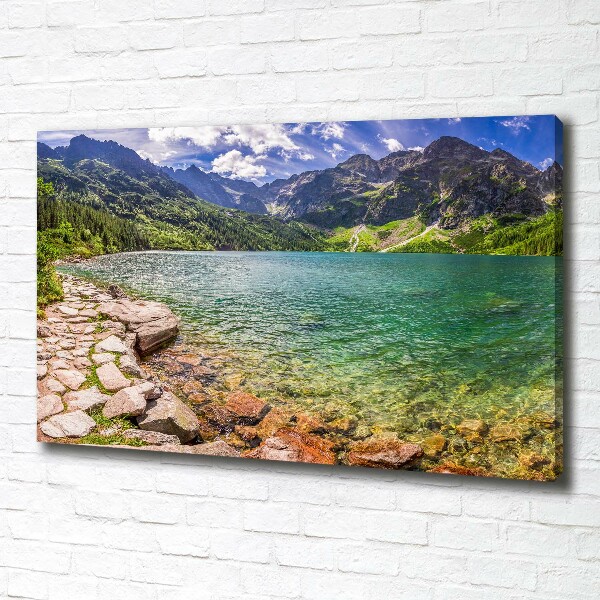 Wandbild Das Meeresauge der Tatra-Berge