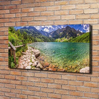 Wandbild Das Meeresauge der Tatra-Berge