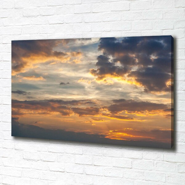 Bild auf leinwand Sonnenuntergang