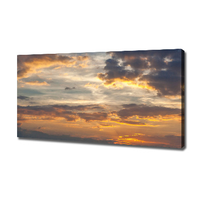 Bild auf leinwand Sonnenuntergang