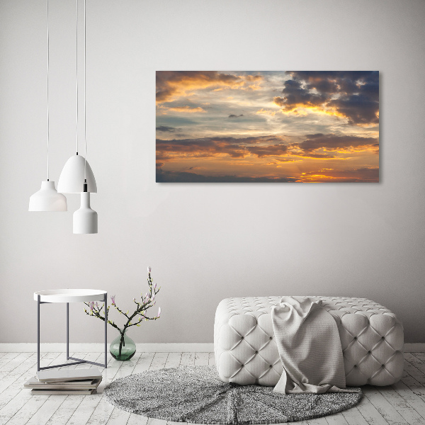 Bild auf leinwand Sonnenuntergang