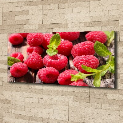 Wandbild Himbeeren