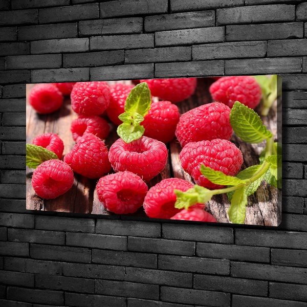 Wandbild Himbeeren