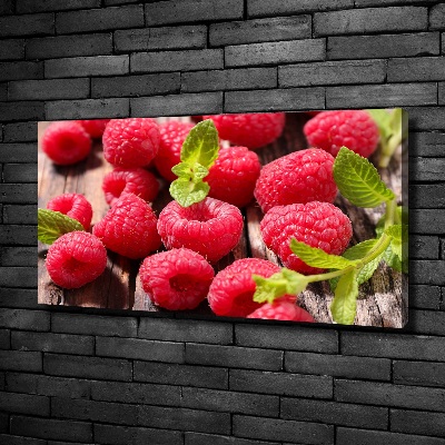 Wandbild Himbeeren