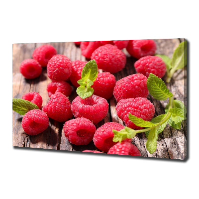 Wandbild Himbeeren