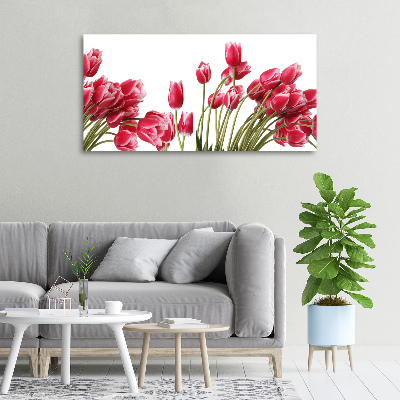 Bild auf leinwand Rote Tulpen