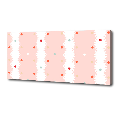 Bild auf leinwand Hintergrund mit bunten Punkten
