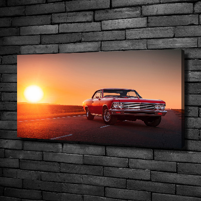 Bild auf leinwand Rotes Auto