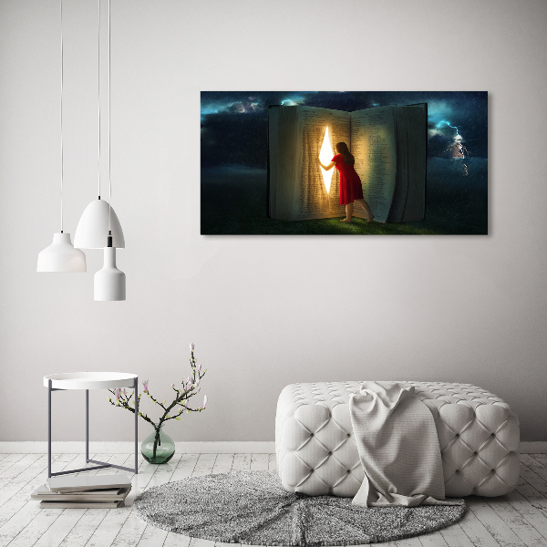 Bild auf leinwand Die Welt der Bücher