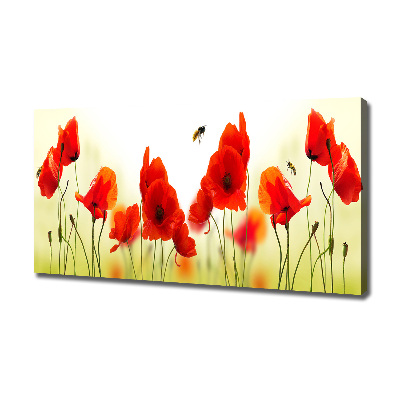 Wandbild Mohnblumen