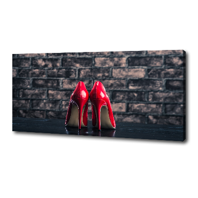 Bild auf leinwand Rote High Heels