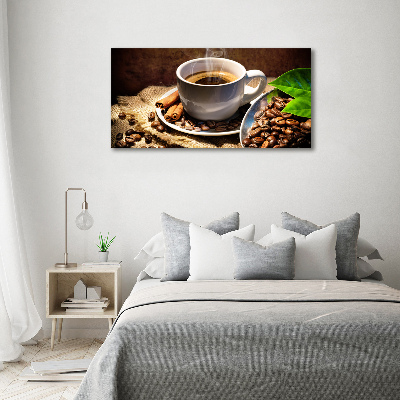Bild auf leinwand Eine Tasse Kaffee