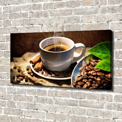 Bild auf leinwand Eine Tasse Kaffee