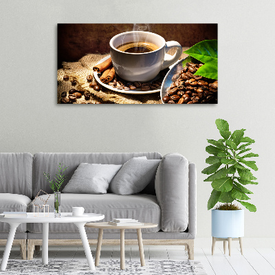 Bild auf leinwand Eine Tasse Kaffee