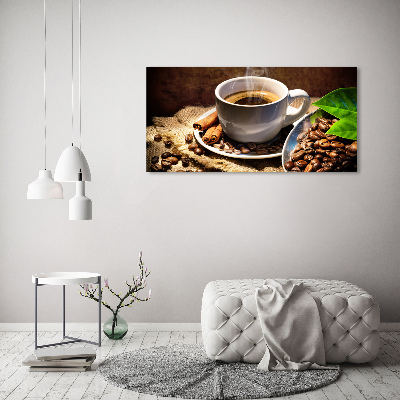 Bild auf leinwand Eine Tasse Kaffee