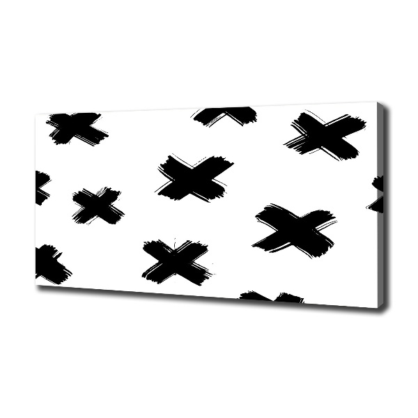 Wandbild Schwarze und weiße Flecken