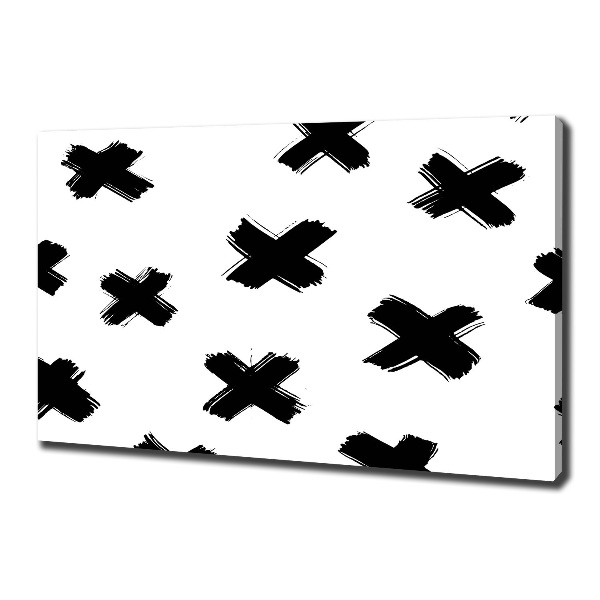 Wandbild Schwarze und weiße Flecken