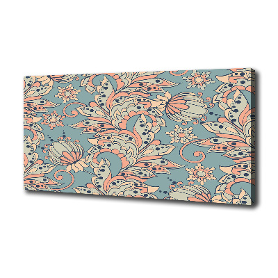 Bild auf leinwand Ethnische Blumen