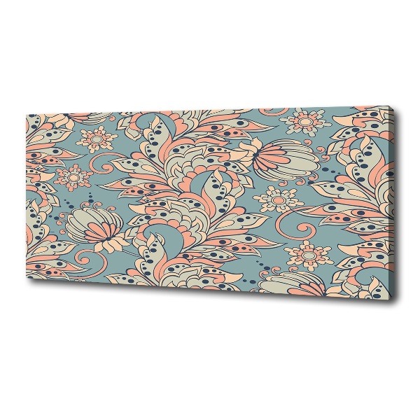 Bild auf leinwand Ethnische Blumen