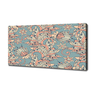 Bild auf leinwand Ethnische Blumen