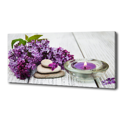 Fotobild Flieder- und Zen-Steine