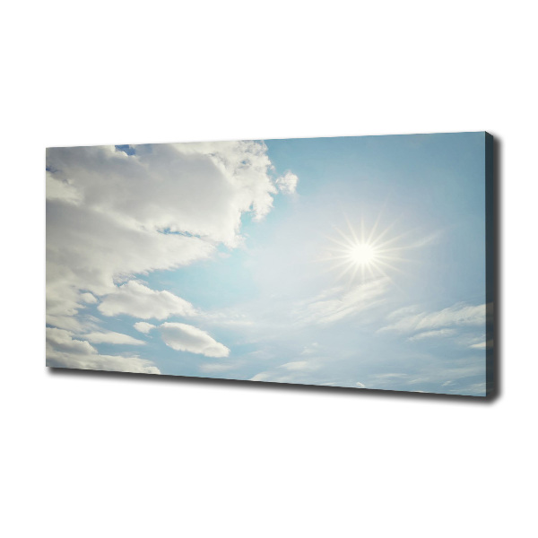 Bild auf leinwand Wolken am Himmel