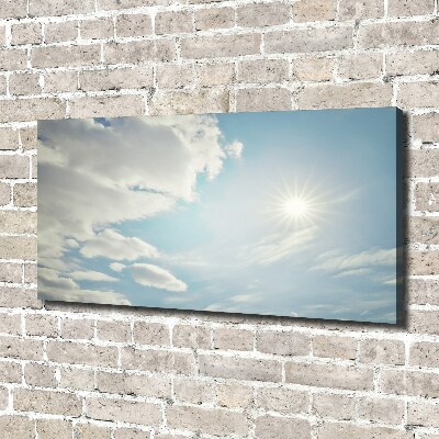 Bild auf leinwand Wolken am Himmel
