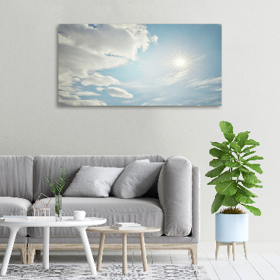 Bild auf leinwand Wolken am Himmel