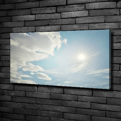 Bild auf leinwand Wolken am Himmel