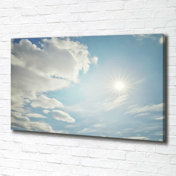 Bild auf leinwand Wolken am Himmel