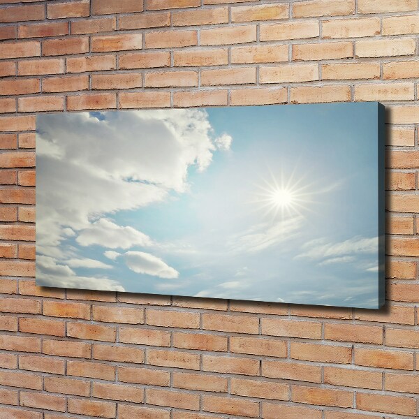 Bild auf leinwand Wolken am Himmel
