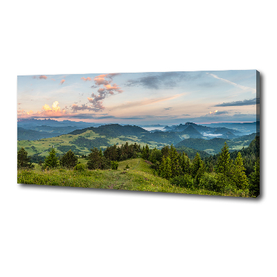 Fotobild Panorama der Pieniny-Berge