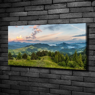Fotobild Panorama der Pieniny-Berge