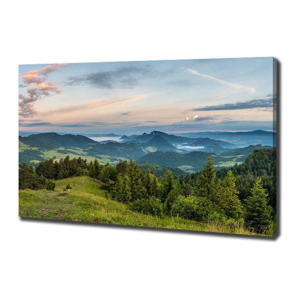 Fotobild Panorama der Pieniny-Berge