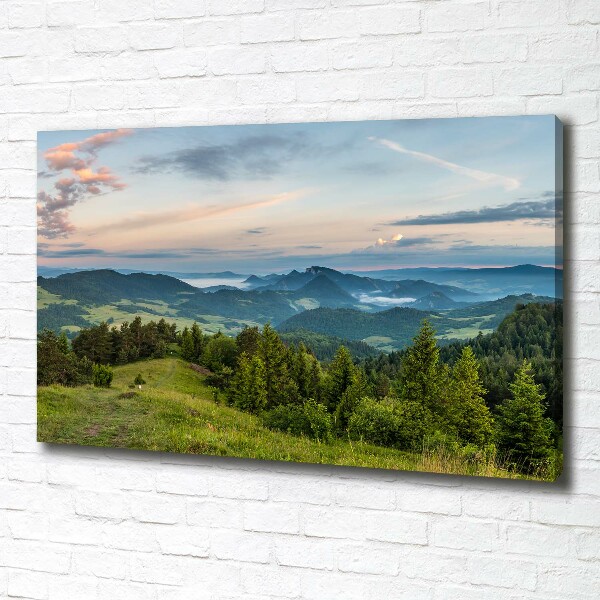Fotobild Panorama der Pieniny-Berge