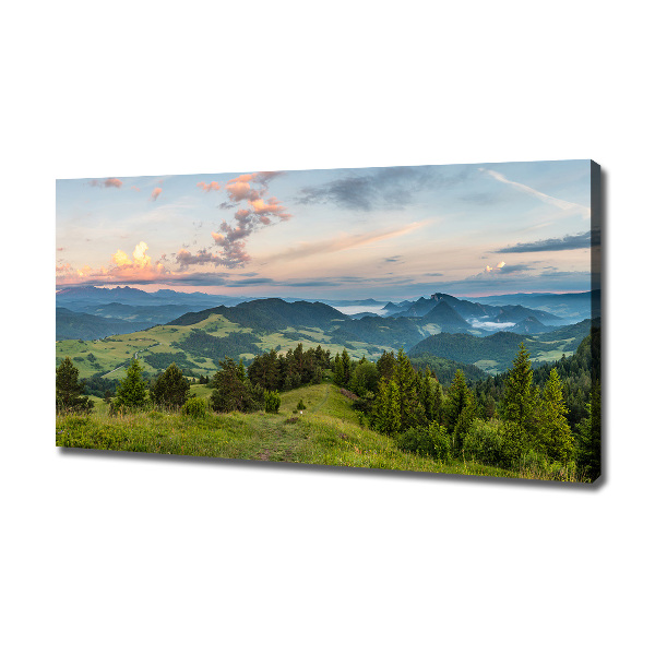 Fotobild Panorama der Pieniny-Berge