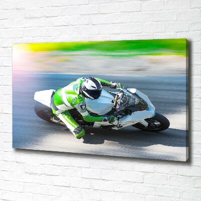 Bild auf leinwand Motorradrennen
