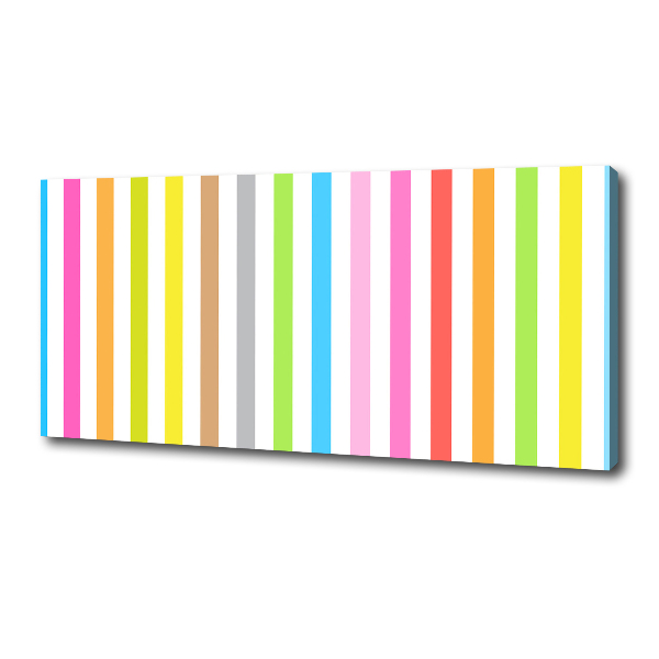 Bild auf leinwand Bunte Streifen