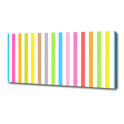 Bild auf leinwand Bunte Streifen