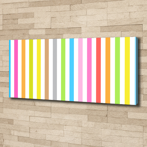 Bild auf leinwand Bunte Streifen