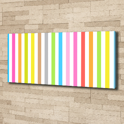 Bild auf leinwand Bunte Streifen
