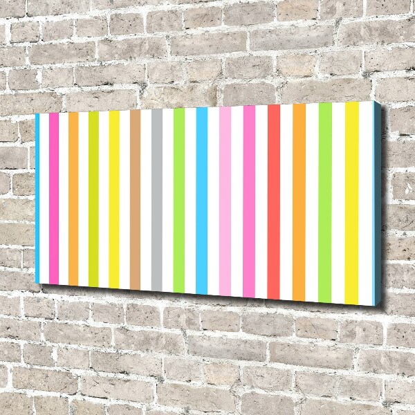 Bild auf leinwand Bunte Streifen